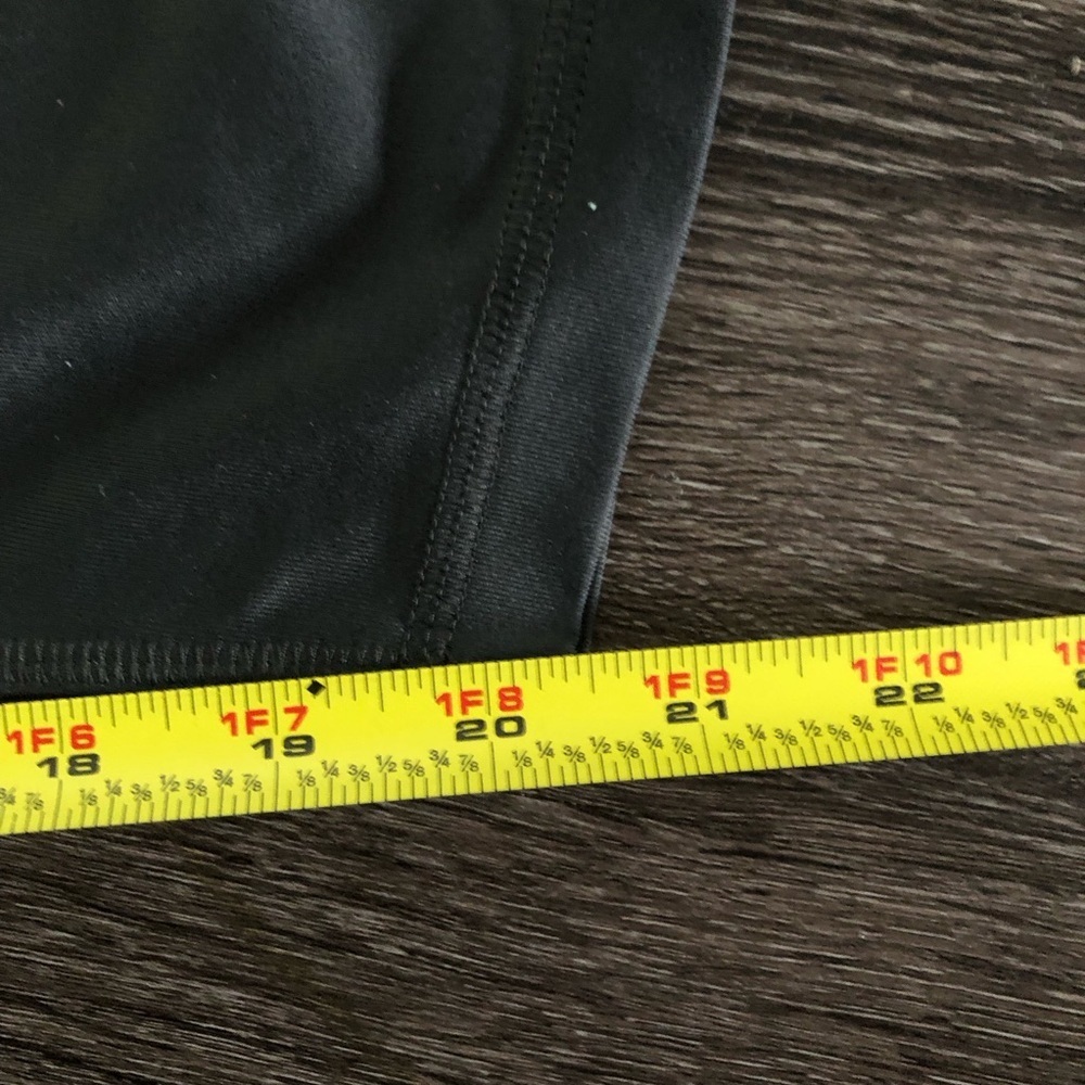 Adidas Dark Grey High-Rise Capri Leggings w/ Hidden Pocket - Picture 7 of 7